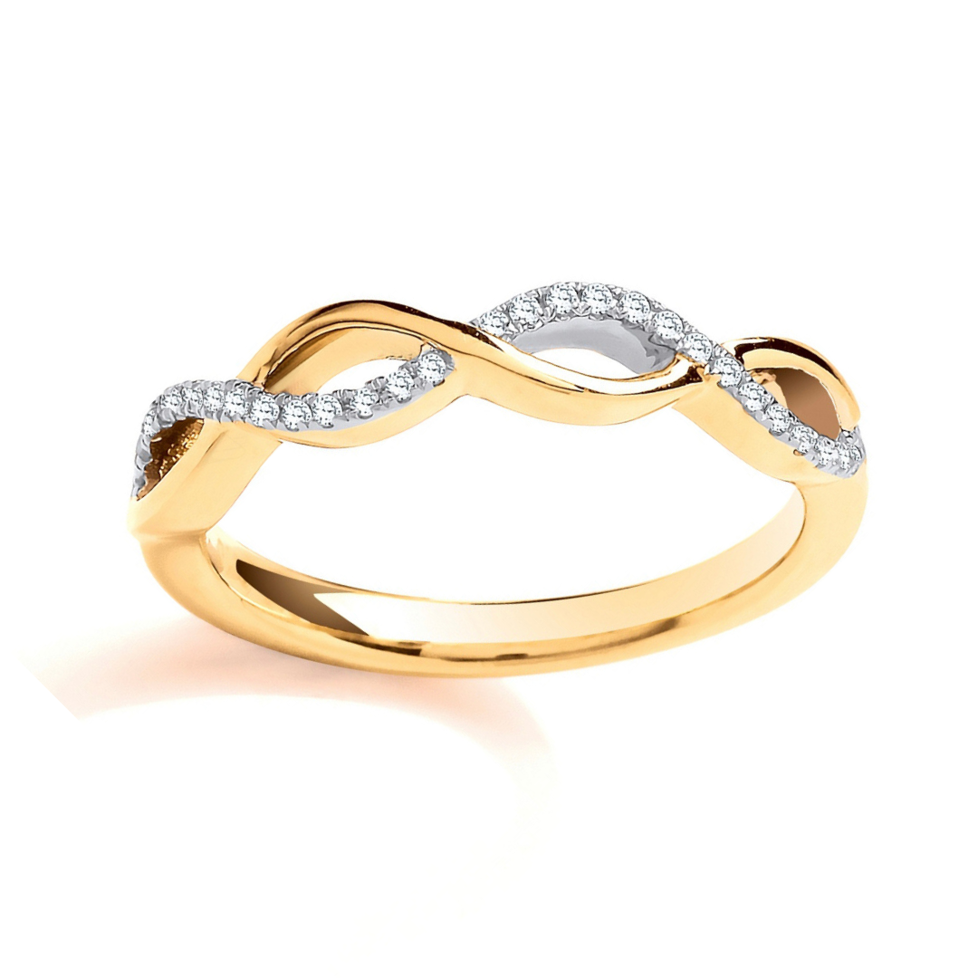 Serenity Knot Wedding Ring