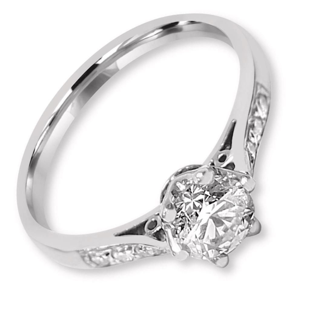 Eternal Symphony Solitaire Engagement Ring