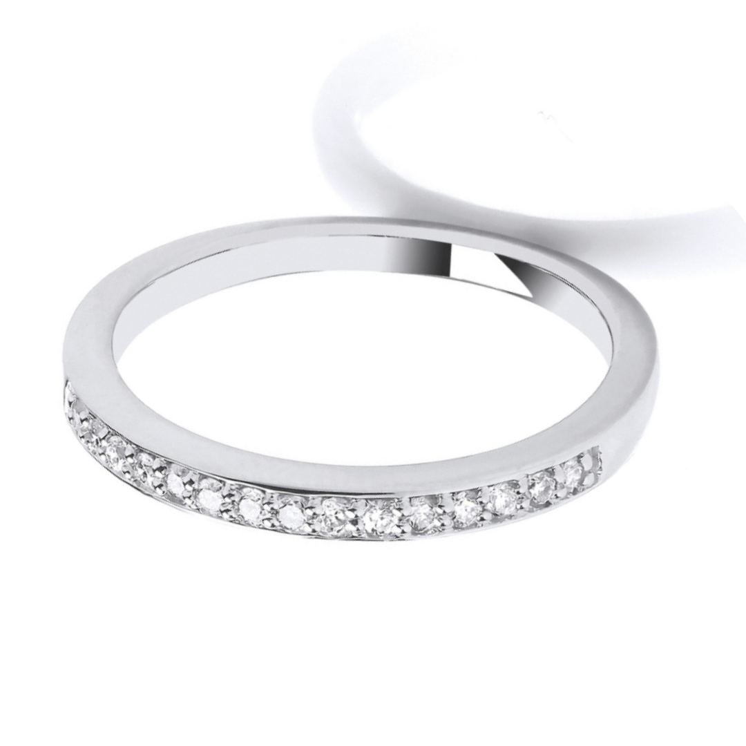 Capri Diamond Half Eternity Wedding Rings