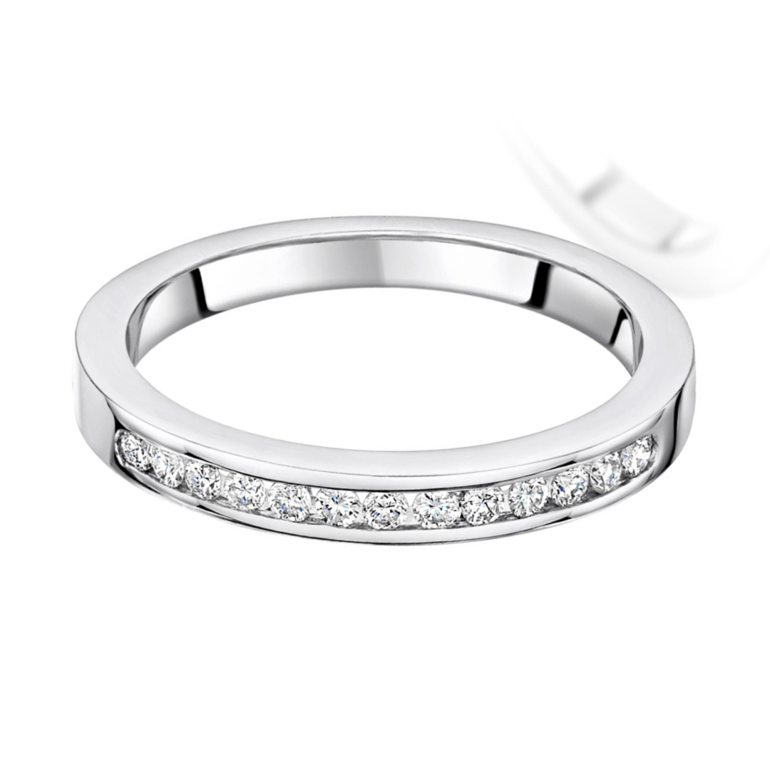 Aspen Half Eternity Wedding Ring
