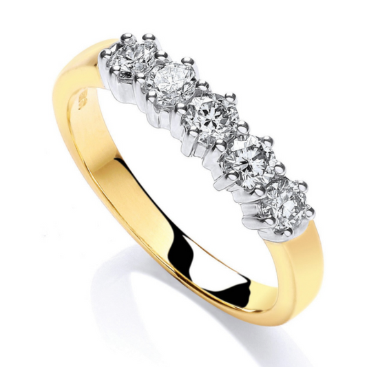 Kashmir Splendour Eternity Wedding Ring - Shralite London