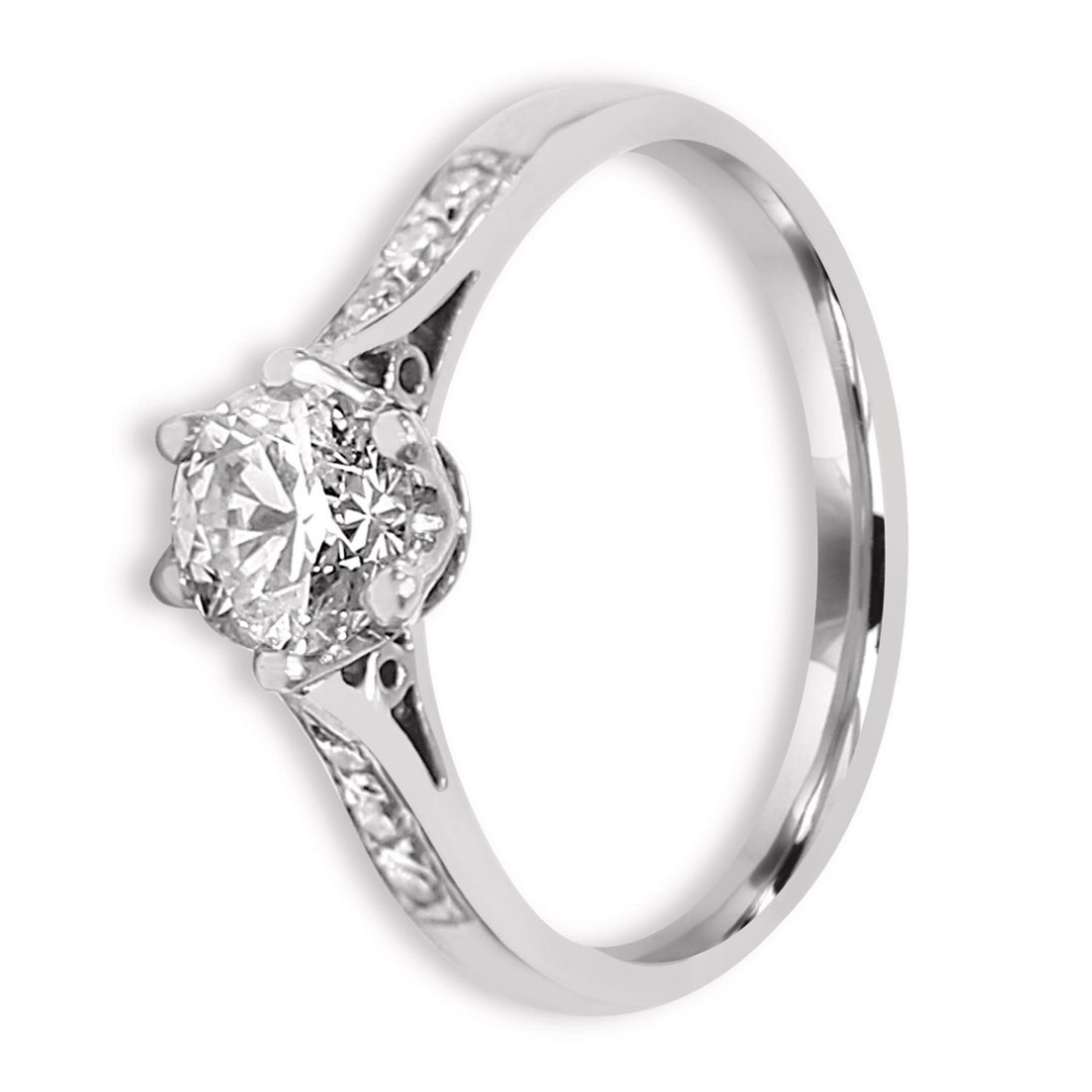 Eternal Symphony Solitaire Engagement Ring