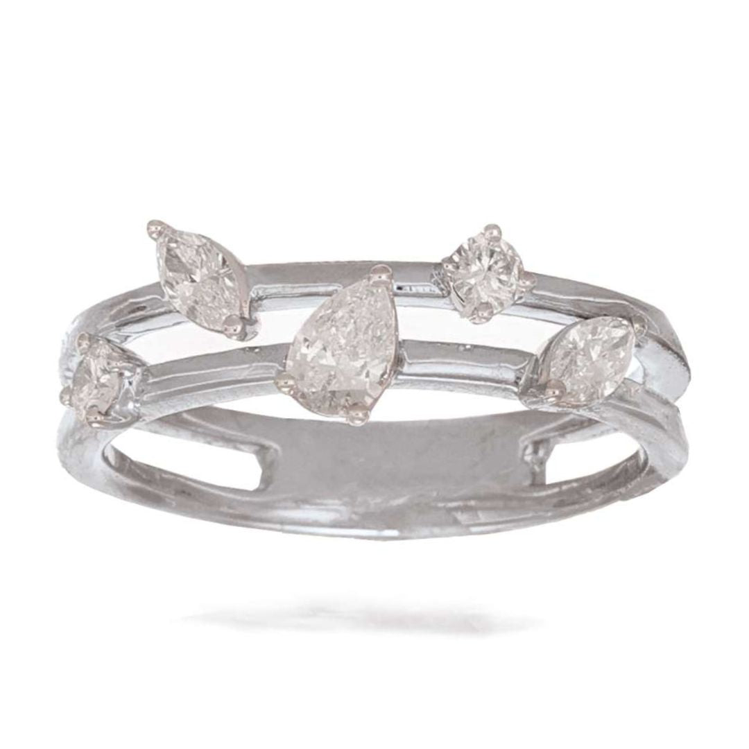 Facet Fusion Diamond Ring - Shralite London