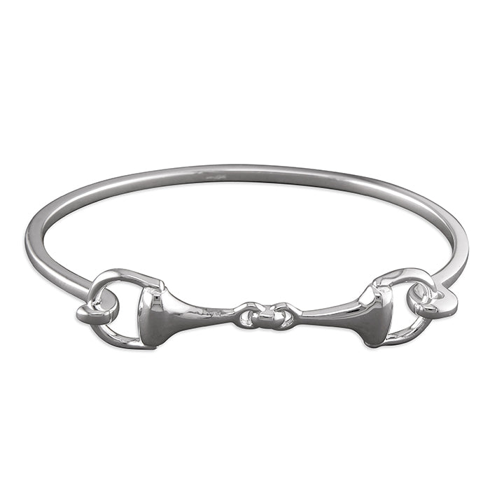Equestrian Chic Double Snaffle Bangle