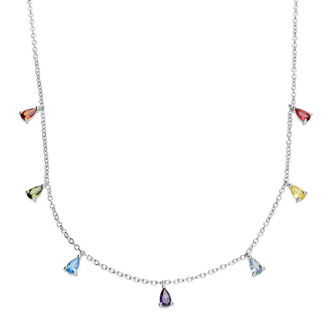 Elegant Rainbow Necklace - Shralite London