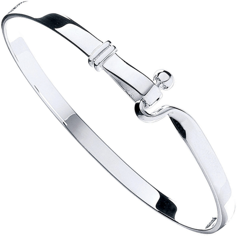 Graceful  Infinity Hook Bangle