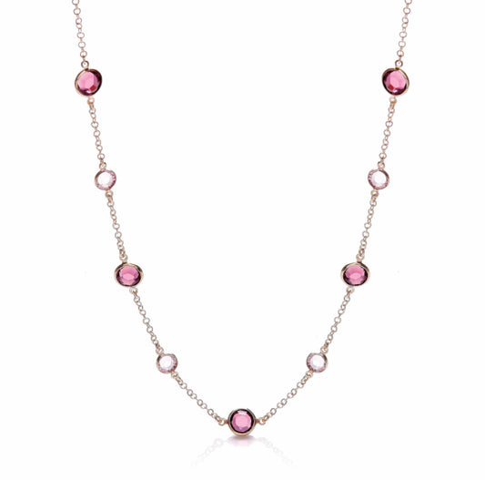 Colne Silver Rose Gold Vermeil Necklace