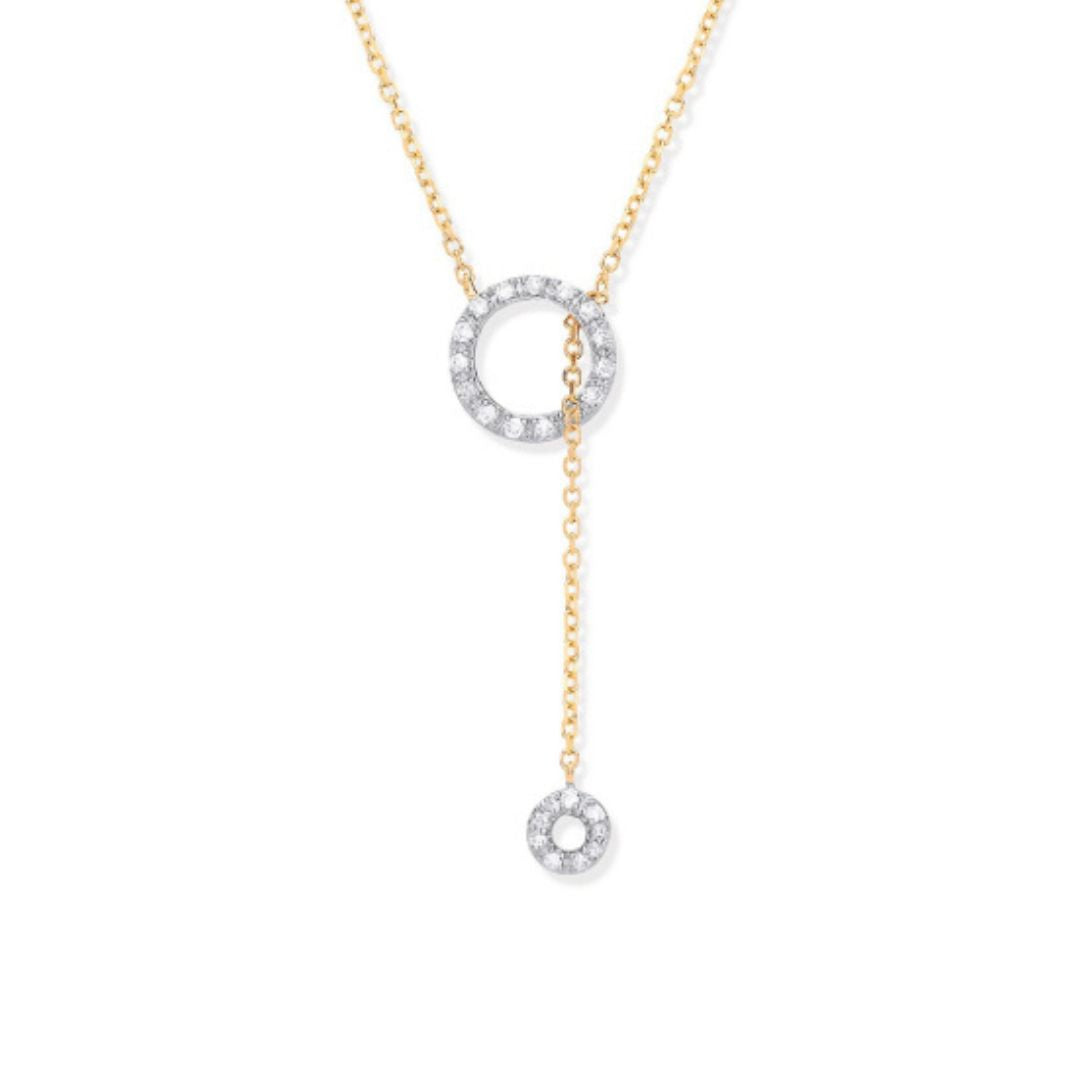 Luminous Circle Tassel Necklace