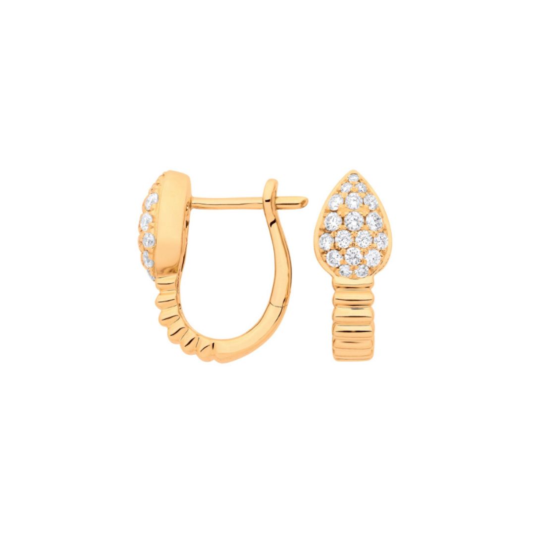 Serpent Gold Fancy Earrings - Shralite London