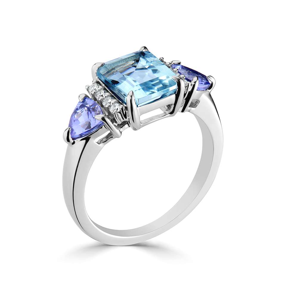 Azure Twilight Fusion Ring - Shralite London