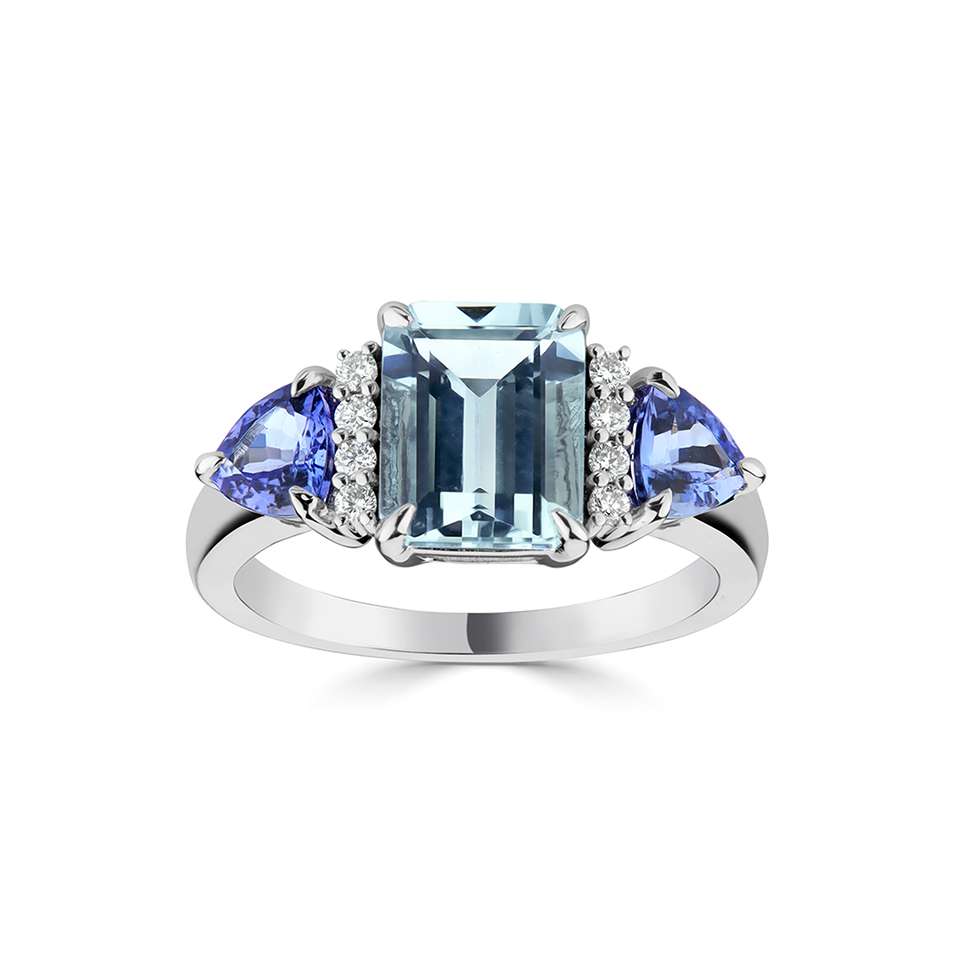 Azure Twilight Fusion Ring - Shralite London