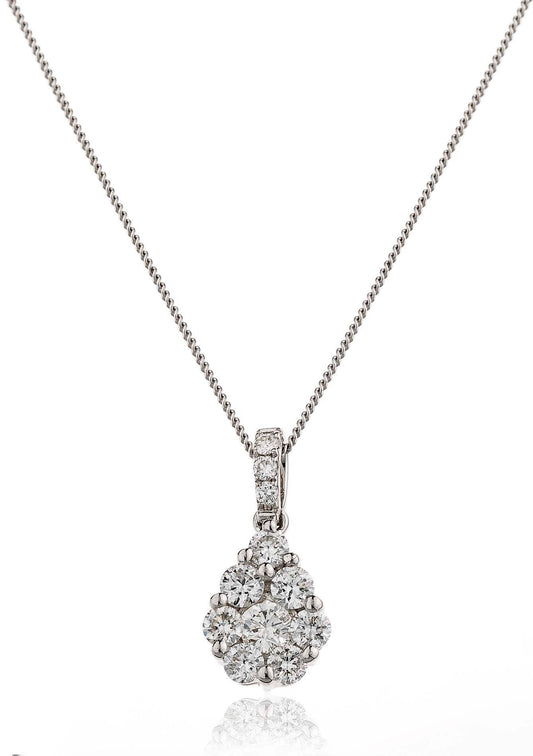Larme Précieuse Diamond Pendant - Shralite London