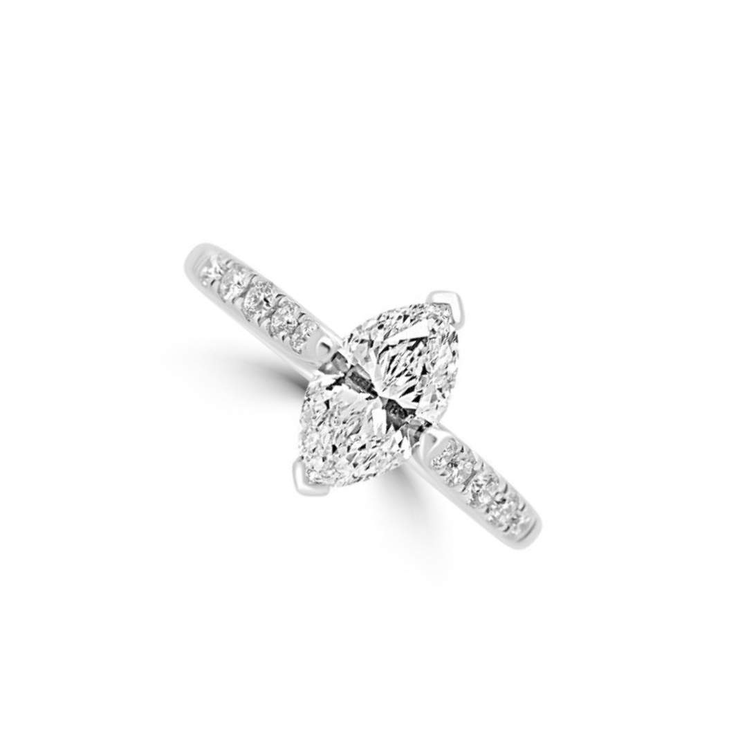 Marque Diamond Sparkler Engagement Ring - Shralite London