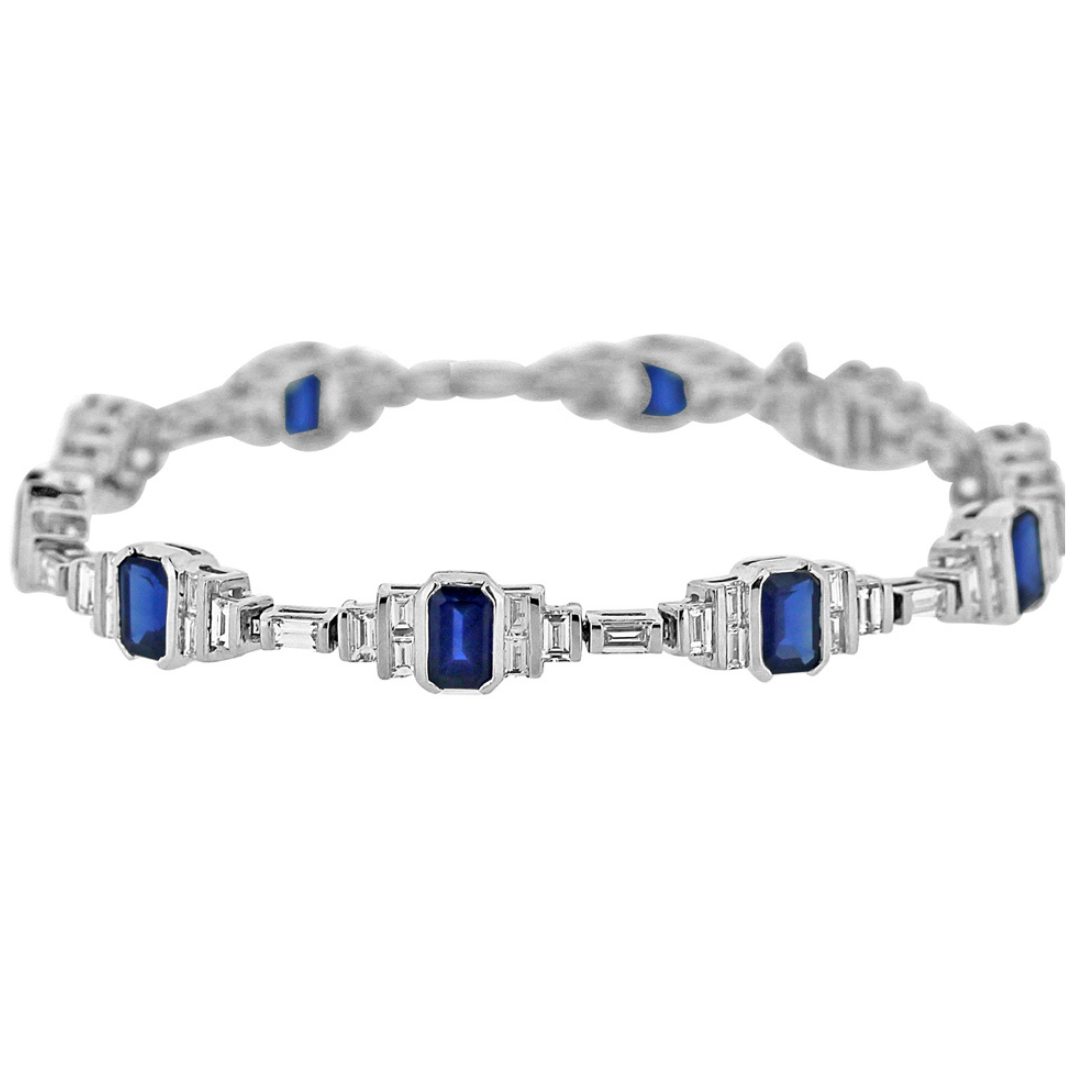 Derwent Diamond and Sapphire Bracelet