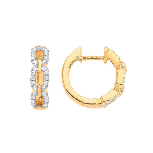 Luxurious Radiant Huggies Earrings - Shralite London