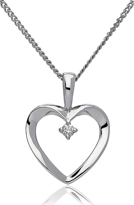 Heartbeat Diamond Pendant