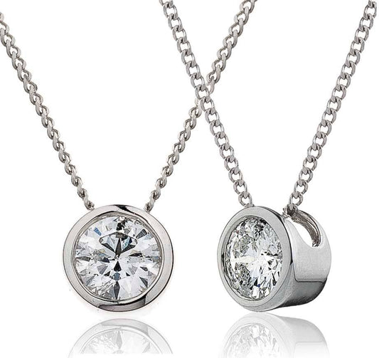 Dazzling Dewdrop Solitaire Pendant