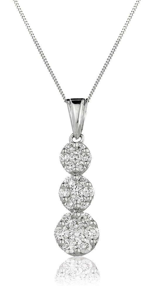 Effervescence of Brilliance Diamond Pendant