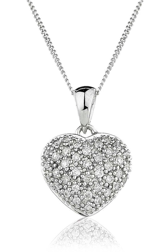 Radiance of Love Diamond Heart Pendant